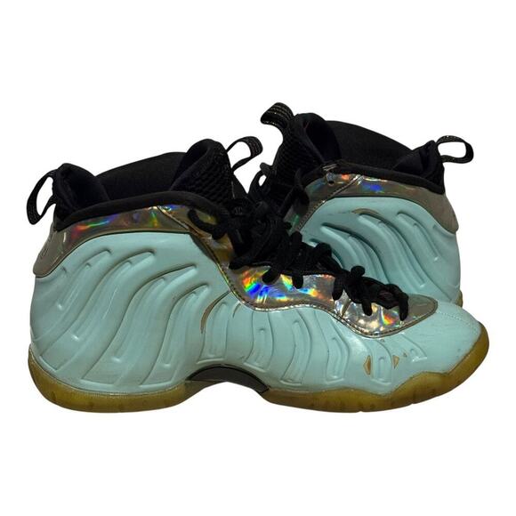 Nike Little Posite One Easter 2018 Iridescent Foamposite 864077-004 GS 6Y - Picture 7 of 8